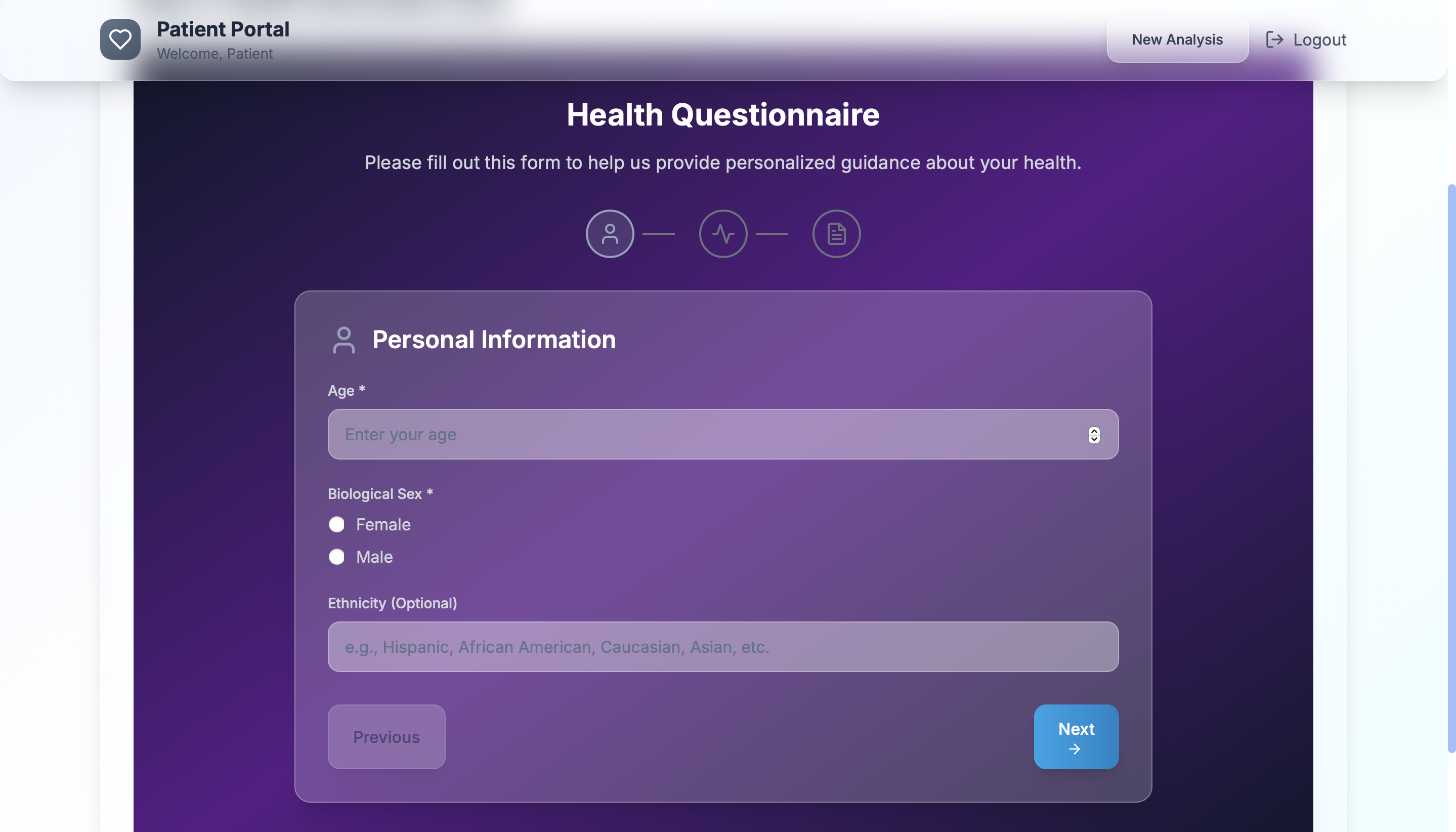 Doctor Interface for Uterine Fibroids